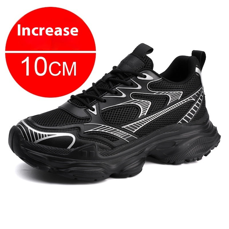 Men's Casual Breathable Invisible Height Increasing Shoes